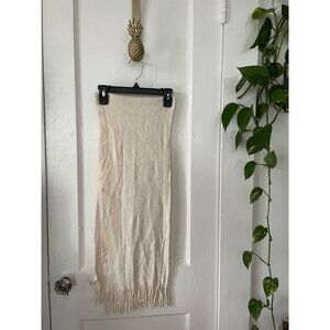 Amanda Smith Acrylic Fringe Scarf